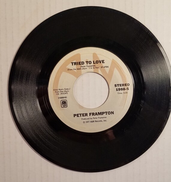 Peter Frampton Tried To Love Vinyl 45 Record 1977