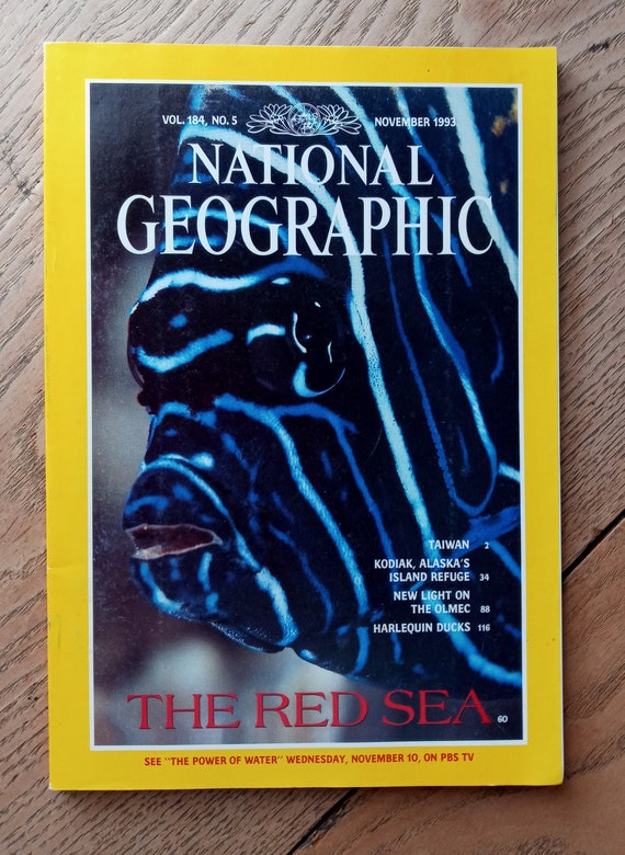 National Geographic Magazine November 1993 Vol 184 No 5 the Red