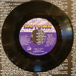 Commodores Only You Vinyl 45 Record 1983