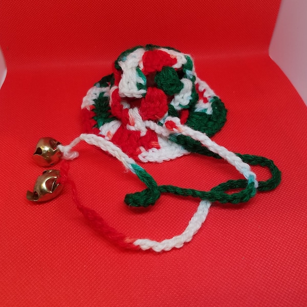 Vintage Handmade Crocheted Door Knob Cover Christmas Decoration