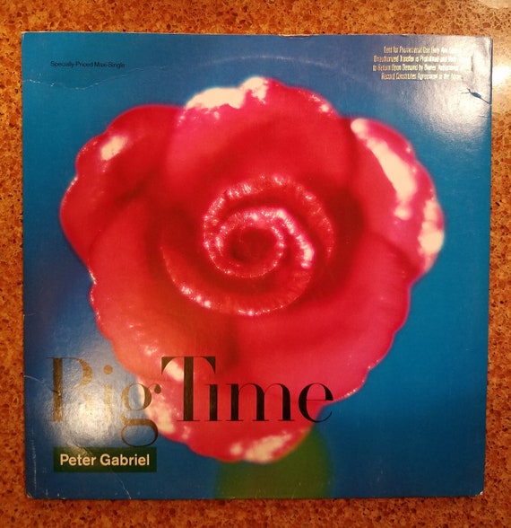 Peter Gabriel Big Time Maxi Single Album Promotional Use Version