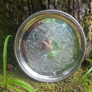 W.M. Rogers Silver Serving Platter