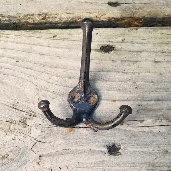 Antique Metal Coat Hanger Wall