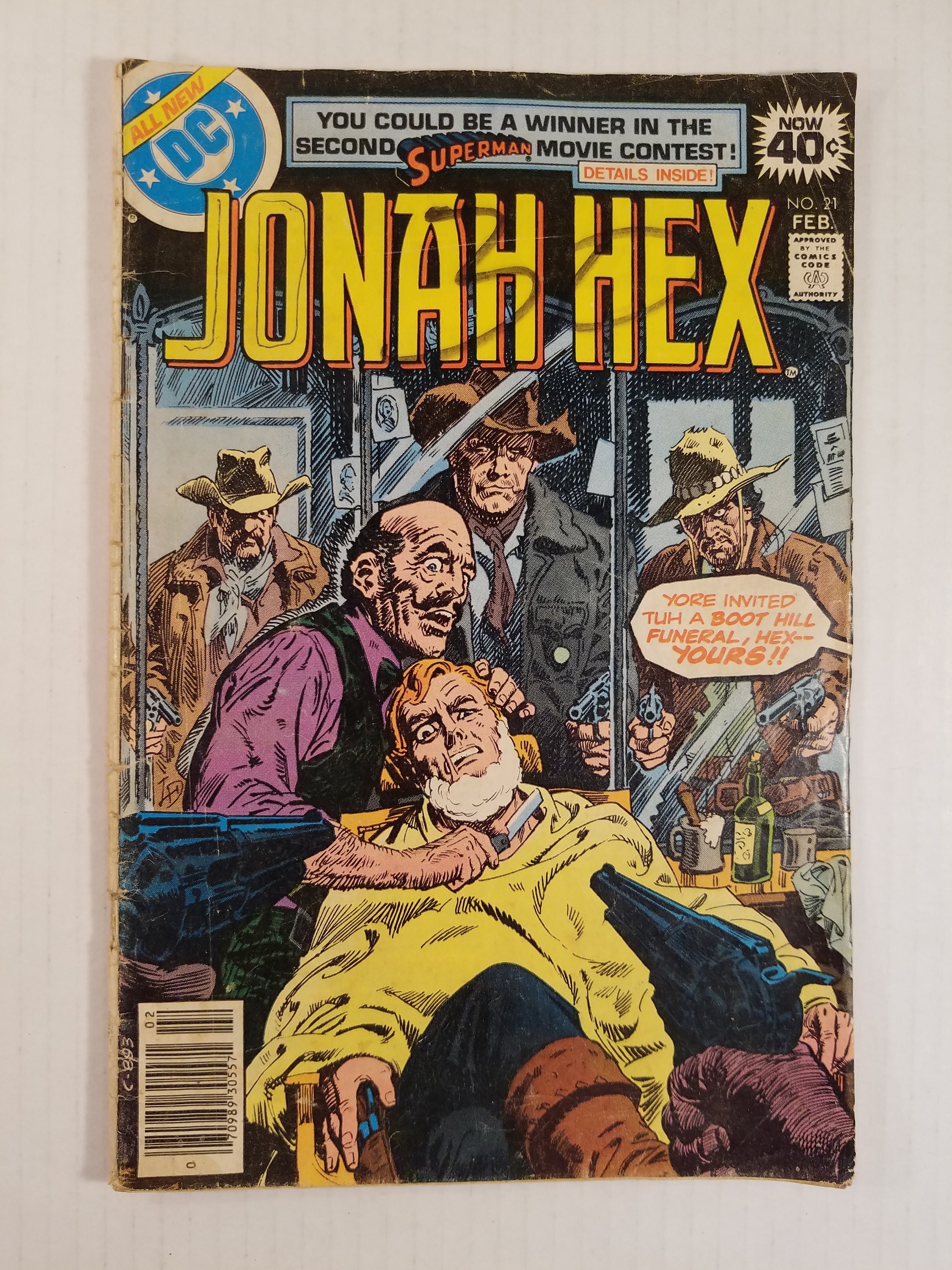 Jonah Hex Comic Book 1979 No. 21 - Etsy