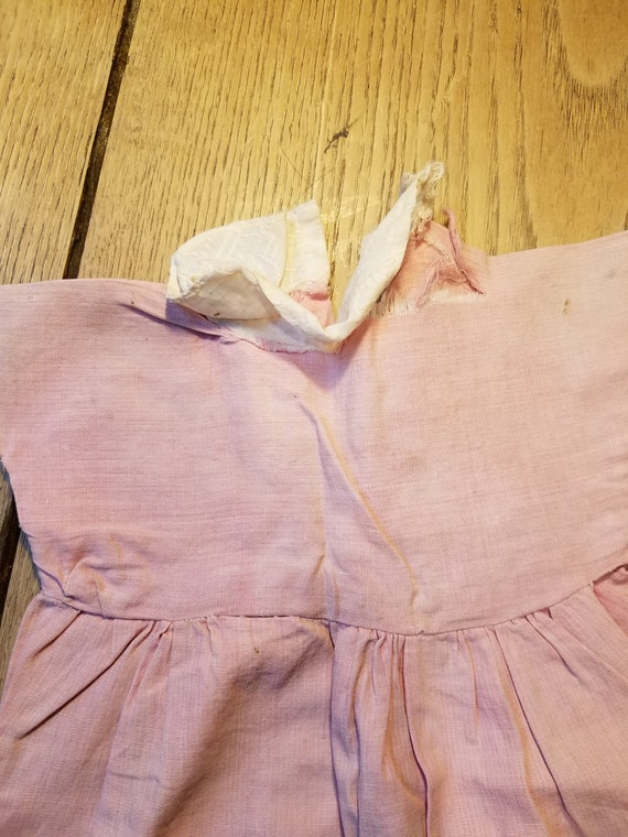 Vintage Handmade Girls Dress Pink - image 3