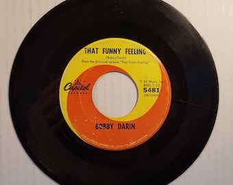 Bobby Darin dass lustiges Gefühl Vinyl 45 LP 1965