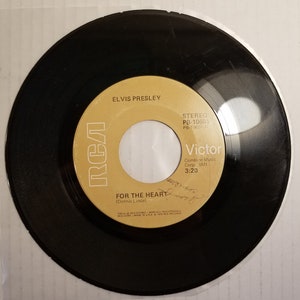 Elvis Presley For The Heart Vinyl 45 Record 1976