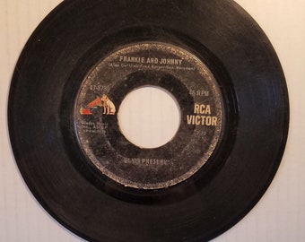 Elvis Presley Frankie and Johnny Vinyl 45 Record 1966
