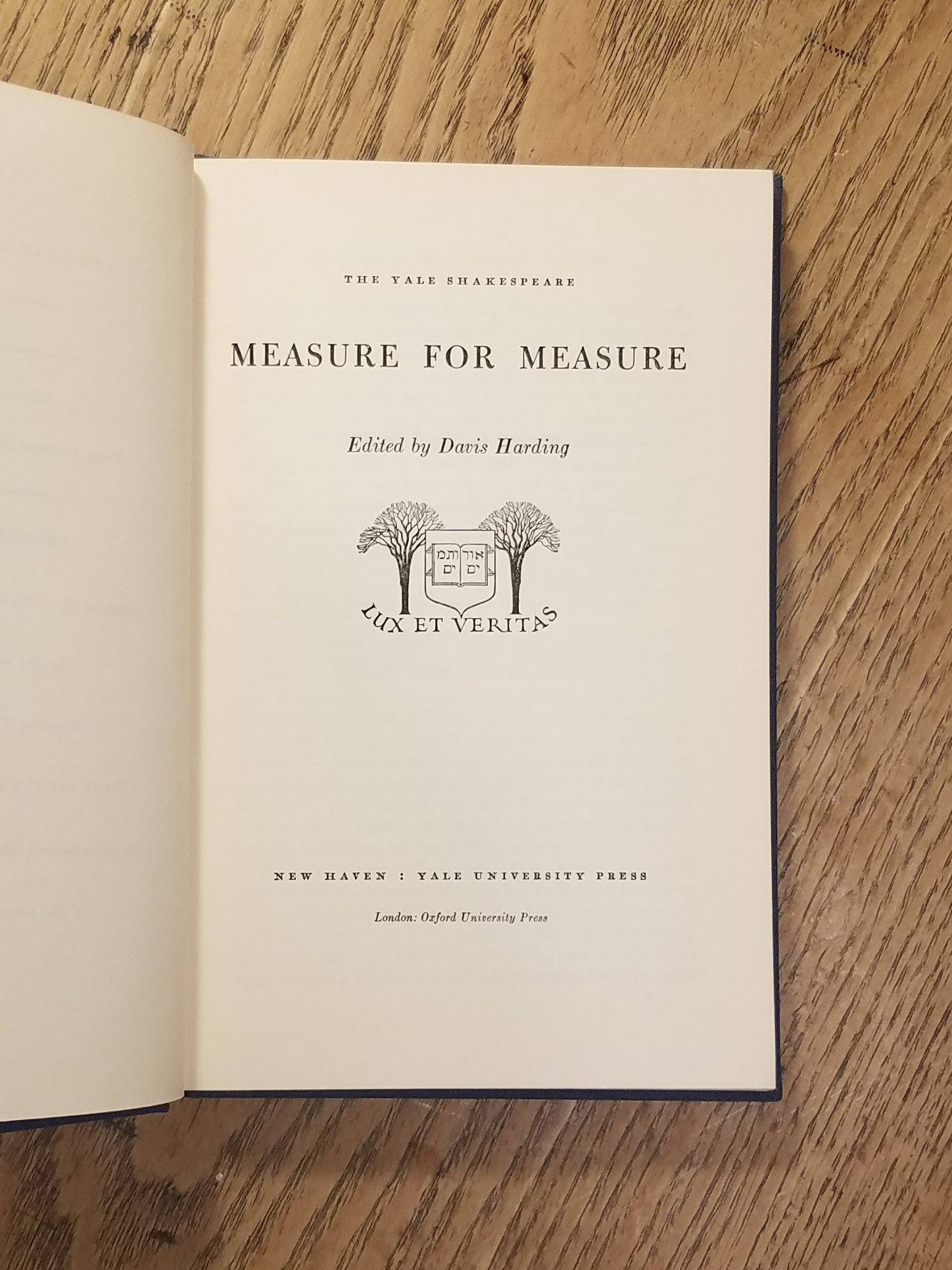 Shakespeare's Play Measure for Measure Hardback Book 1954 - Etsy
