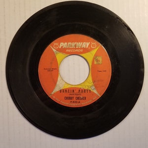 Chubby Checker Dancin Party 45 Schallplatte 1962