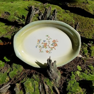 Homer Laughlin Oval Platter with Roses 1920's
