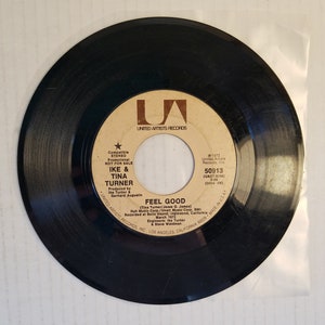 Ike and Tina Turner Feel Good Vinyl 45 Record 1971