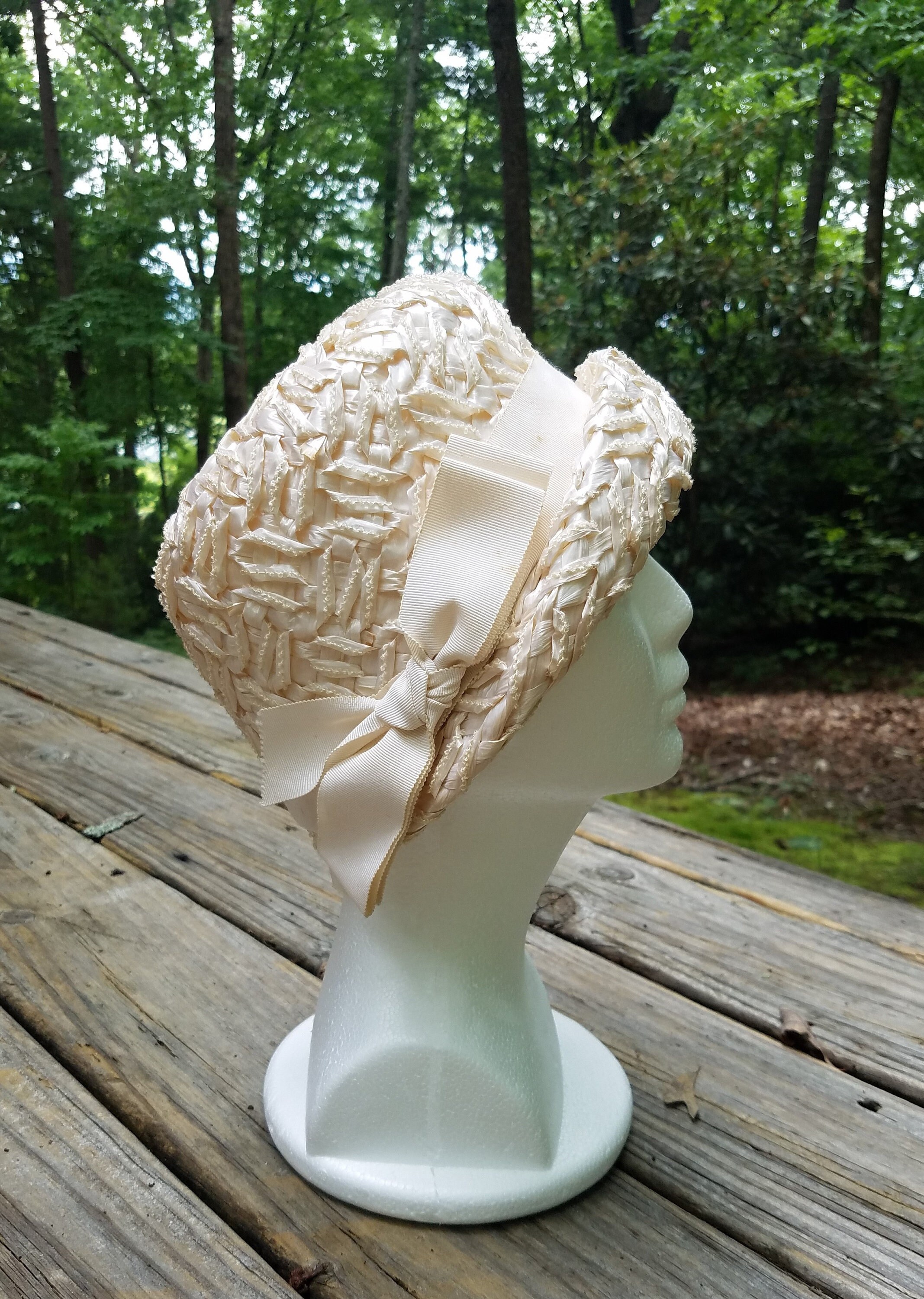 Vintage Lace Hat Box And Hats Green Lace And Glenover And More Many of our vintage-inspired hats, like the CATHERINE Bow  main image 3