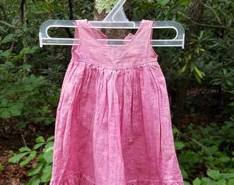 Antique Baby Doll Dress Pink
