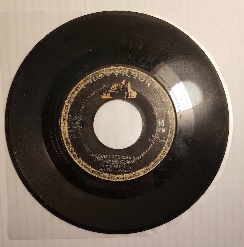 Elvis Presley Good Luck Charm Vinyl 45 Record 1962 - Etsy