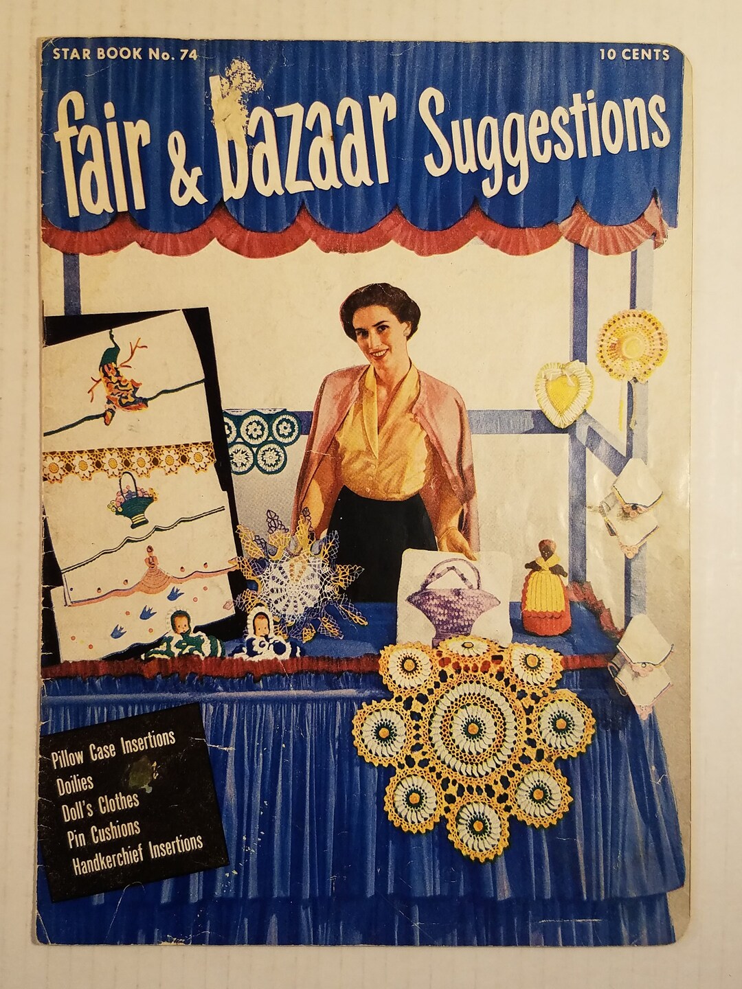 Vintage Crochet Craft Booklet 1950 Fair Bazaar Suggestions - Etsy