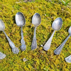 Antique Silver Spoon Group. Makers names in description.
