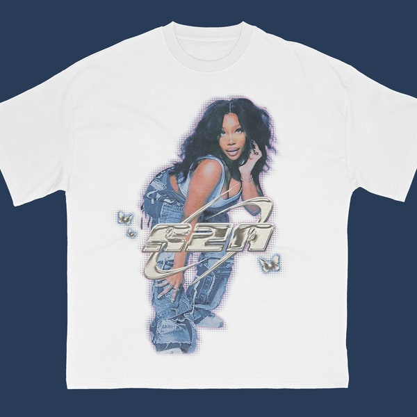 SZA Shirt, Vintage Rap Tee, RNB Shirt, CTRL, SoS, Travis Scott, Lil Yachty, Mariah The Scientist, Summer Walker, Jorja Smith, Doja Cat