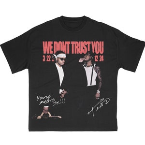 Metro Boomin and Future Shirt, We Don't Trust You Shirt, Rap Merch, Hip Hop Album, Future Freebandz, Metro Boomin, 21 Savage, Rap Shirt