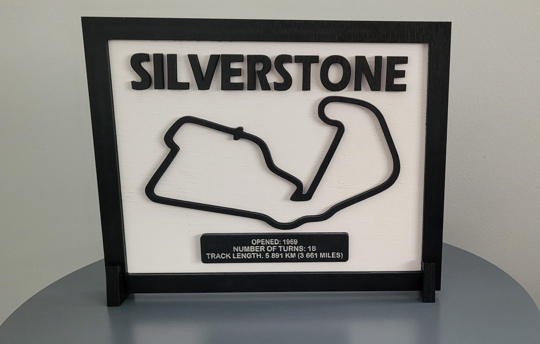 F1 Race Track Wall Art or Free Standing 3D Wood Plaque. Etsy