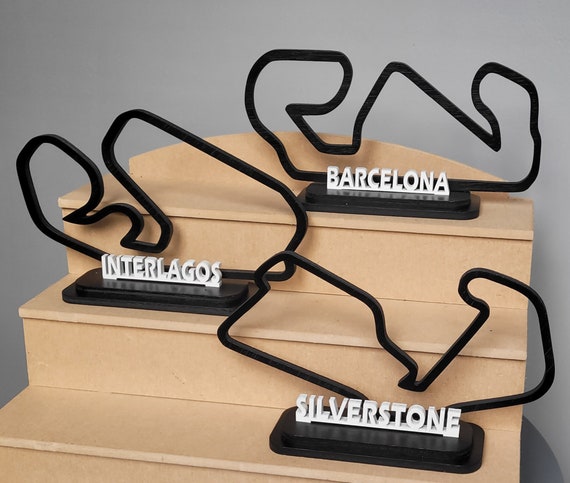F1 Standing Track Wood Artwork, Birthday, Anniversary, Christmas, Valentines, Mancave Decoration, Formula 1 Fan gift.