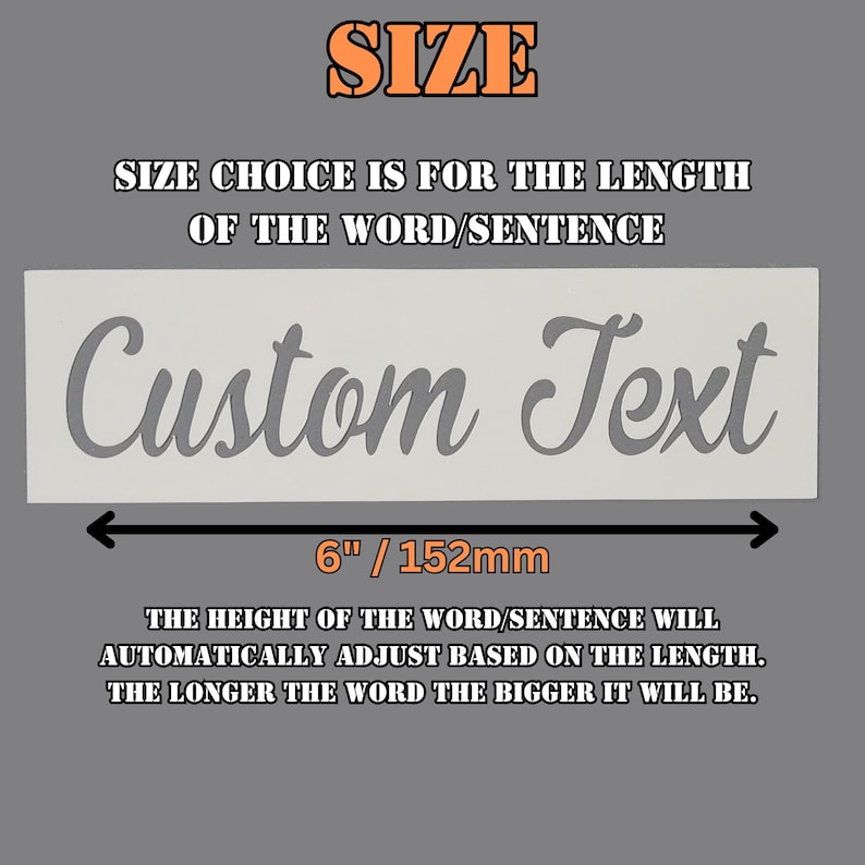 Sentances Stencil Personalised Custom Text Stencils, Custom Word Stencil, Custom Text ...