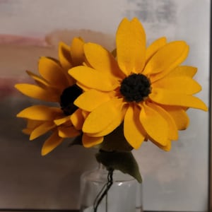 Tournesol en feutre