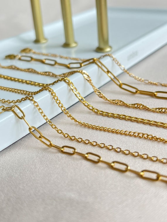 18 inch 2024 gold filled chain
