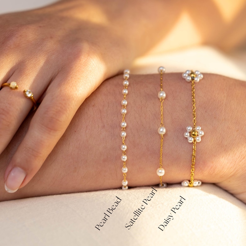 18K Gold Filled Bracelet, Dainty 5 Inch Gold Bracelet, Waterproof Non Tarnish Stainless Steel Bracelet for Small Wrists, Gift for Her