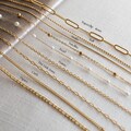 Gold Filled Chain Anklet, Waterproof Anklet, Non Tarnish, 10inch, 11 inch, 12 inch Anklet, Twisted Chain, Anklets for Women, Gifts for her