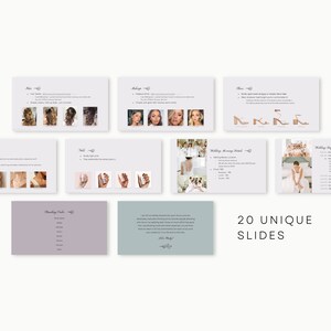 KALIE Wedding Template --- 20-Slide Wedding Planning Digital Download Template, Google Slides, Wedding Timeline, Bridesmaid Template image 3