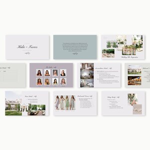 KALIE Wedding Template --- 20-Slide Wedding Planning Digital Download Template, Google Slides, Wedding Timeline, Bridesmaid Template image 2