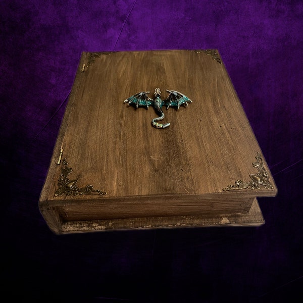 Personalized Wooden Box Dragon Etsy