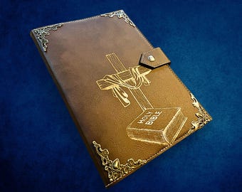 Faith Christian Theme Journal, Engraved Prayer Journal, Bible Study Notebook, Custom Faith Gift, Baptism Confirmation Gift, A5 Lined