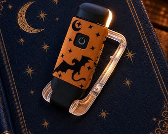 Fantasy Dragon Design with Clip-On Reading Light, Personalization Option