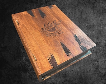 Personalized Fantasy Dice Case, Dragon Dice Print, Engraved Wood Box, Dice Box Gift,  D&D Dungeons and Dragons Box, Dice Case Set Storage