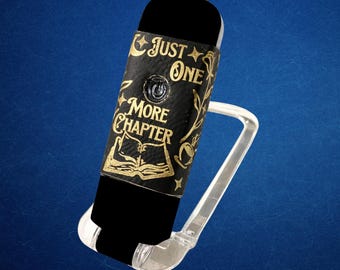 Book Lover Gift with Clip-On Book Reading Light, Personalization Option