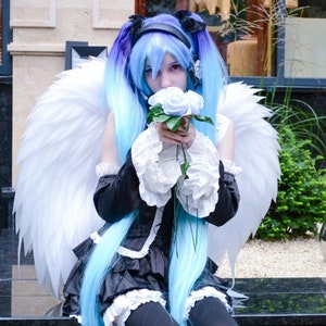 Anime White Weightless Angel Wings, Photoshoot, Cosplay, Halloween,