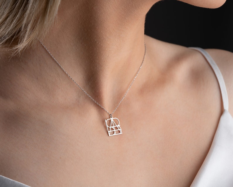 Personalisierte goldene Namenskette-zierliche Logokette-Geschenk für Sie-Personalisierte handgemachte Geschenke-Minimalistischer Schmuck-Für Mama-Muttertag-Zakko2 Bild 10