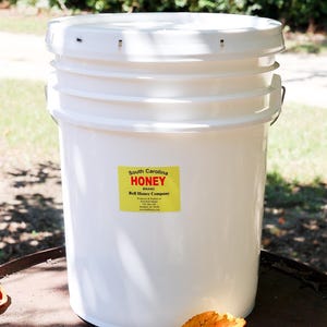 Pure Raw Wildflower Honey Bulk 5 gallon Pail