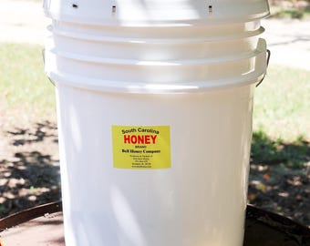 Pure Raw Wildflower Honey Bulk 5 gallon Pail