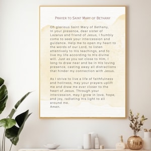Mary and Martha of Bethany With Jesus, Art Printable Bundle, Saint Art ...