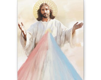 Divine mercy, Catholic Gift, Holy Family, Religious Wall Art, Catholic Home Decor