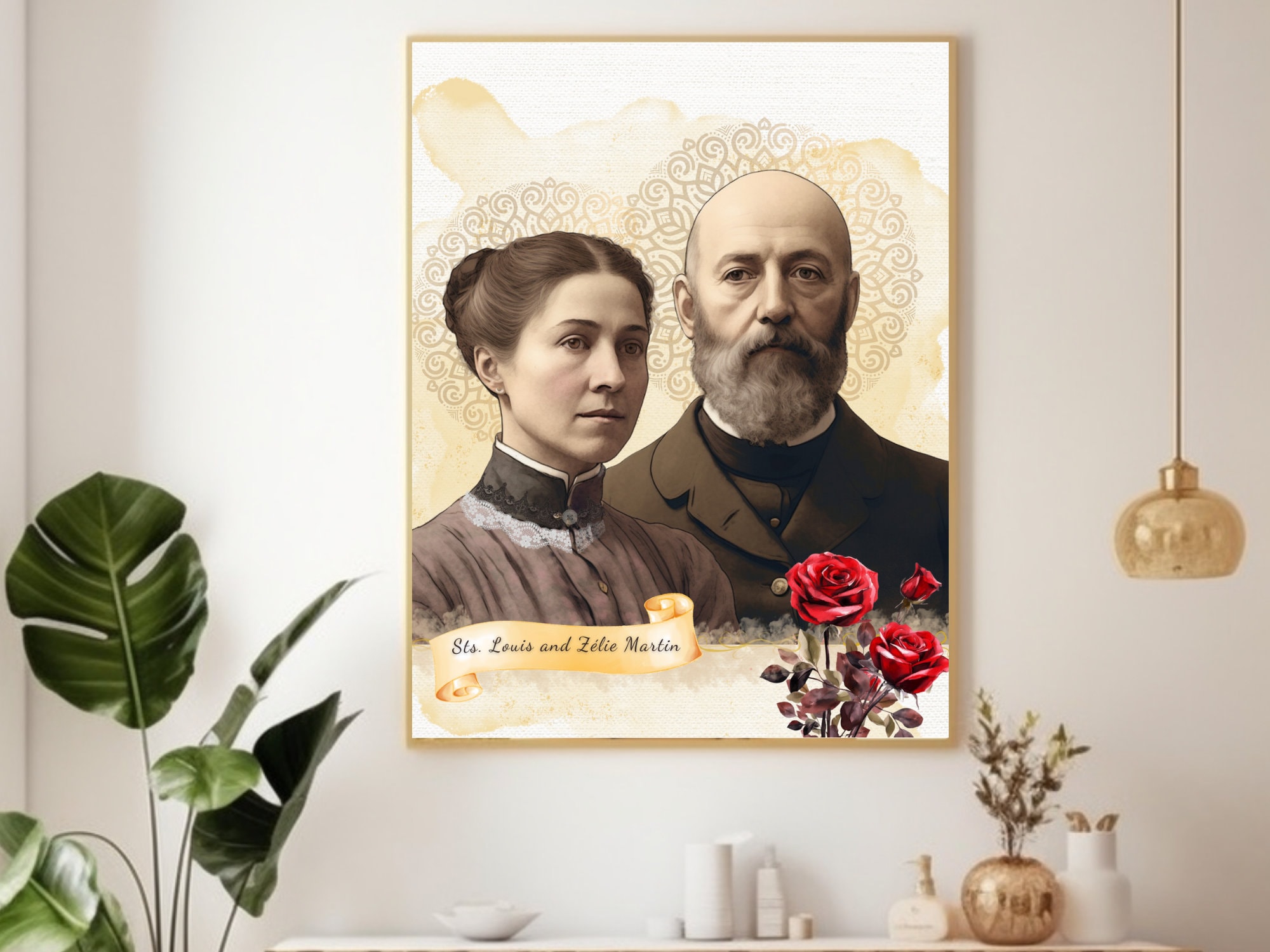 St. Therese of Lisieux, Sts. Louis & Zelie Martin Digital Prints Bundle ...
