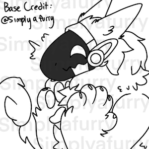 READ DESCRIPTION!! Protogen Drawing Base
