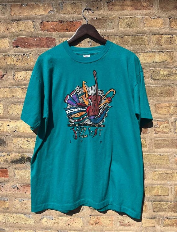 【レア】MONTEREY JAZZ FESTIVAL Tシャツ　古着 古着 90s Canada製 Montreal Jazz Festival 「Music Jazz