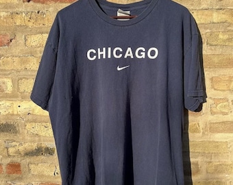 Vintage Chicago Nike Swoosh Navy XL