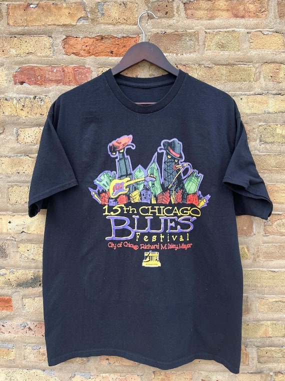 Vintage Chicago Blues Festival 1999 Men's XL T-Shi