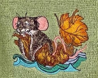 タオル Rats TOWEL BLANKET Kitchen Towel With Rat Embroidery - Etsy