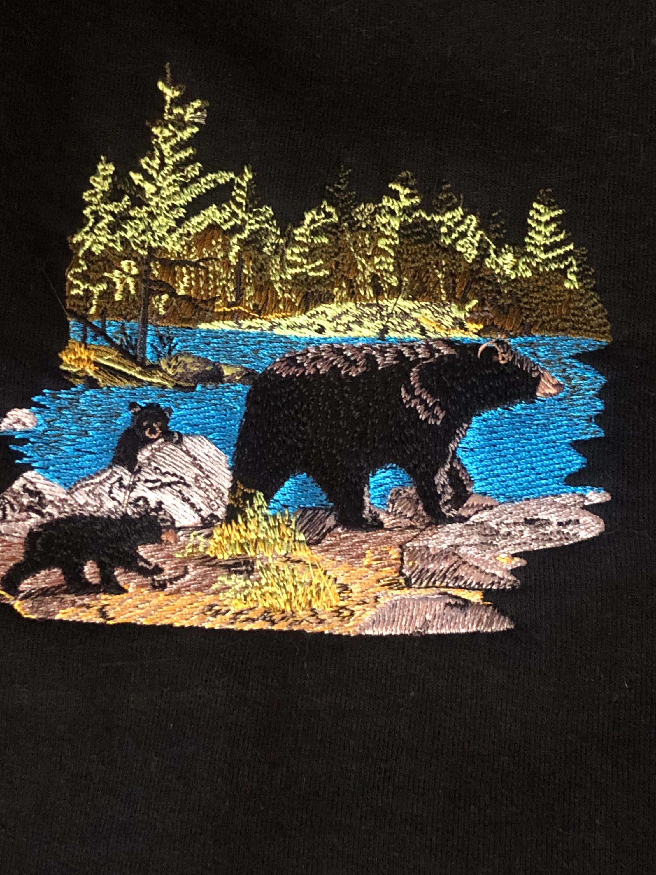 Bear Embroidered Sweater 